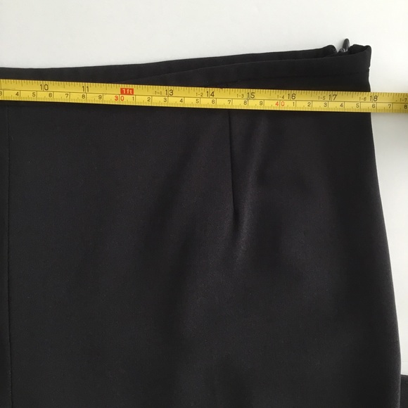 Armani Collezioni Black Slacks Wide Leg Size 14 - Picture 6 of 8